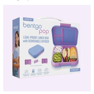 New Bentgo Pop Leak-Proof Lunch Box with Divider